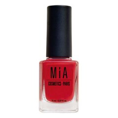 Лак для ногтей Mia Cosmetics Paris Poppy Red, 11 мл цена и информация | Лаки, укрепители для ногтей | pigu.lt