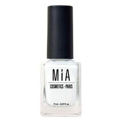 Лак для ногтей Mia Cosmetics Paris Cotton White, 11 мл цена и информация | Лаки, укрепители для ногтей | pigu.lt