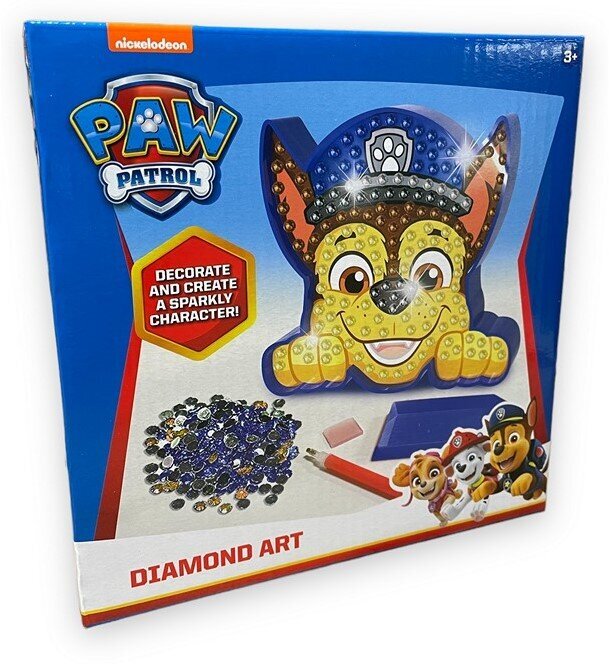 Paw Patrol Diamond Painting Mosaic, Chase цена и информация | Dėlionės (puzzle) | pigu.lt