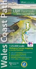 Llyn Peninsula Coast Path Map: 1:25,000 scale Ordnance Survey mapping for the Llyn Peninsula section of the Wales Coast Path цена и информация | Книги о питании и здоровом образе жизни | pigu.lt