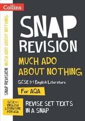 Much Ado About Nothing AQA GCSE 9-1 English Literature Text Guide: Ideal for Home Learning, 2023 and 2024 Exams цена и информация | Книги для подростков  | pigu.lt