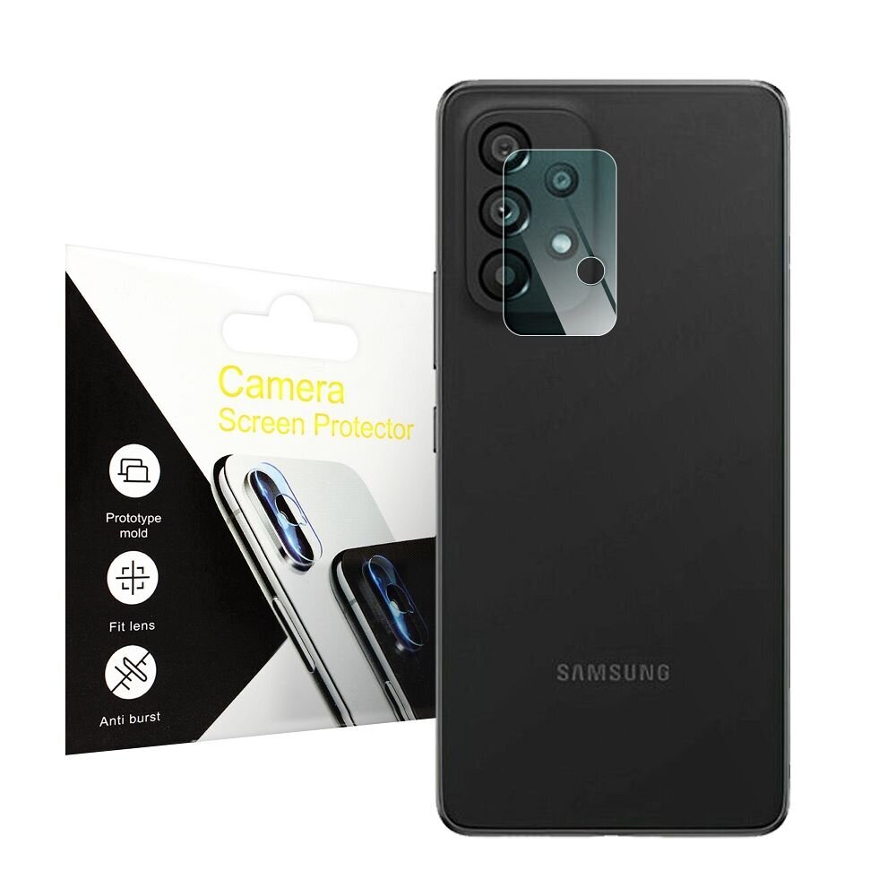 Grūdintas stiklas fotoaparato objektyvui - Samsung Galaxy A53 kaina ir informacija | Apsauginės plėvelės telefonams | pigu.lt