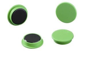 Durable magnetai žali Ø21mm, 20vnt. kaina ir informacija | Kanceliarinės prekės | pigu.lt
