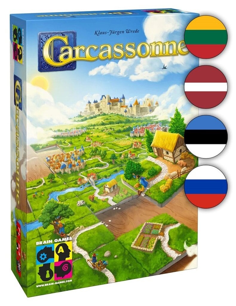 Stalo žaidimas Carcassonne Baltic LT, LV, EE, RU kaina ir informacija | Stalo žaidimai, galvosūkiai | pigu.lt