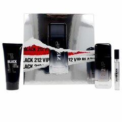 Vyriškų kvepalų rinkinys Carolina Herrera 212 VIP Black, 3 vnt. kaina ir informacija | Kvepalai vyrams | pigu.lt