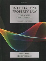 Intellectual Property Law: Text, Cases, and Materials 4th Revised edition kaina ir informacija | Ekonomikos knygos | pigu.lt