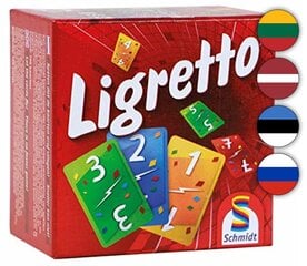 Настольная игрa Ligretto (красный)  цена и информация | Настольные игры, головоломки | pigu.lt