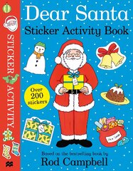 Dear Santa Sticker Activity Book цена и информация | Книги для самых маленьких | pigu.lt