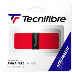 Teniso raketės apvija Tecnifibre X-TRA FEEL , 1.9mm, Raudona цена и информация | Товары для большого тенниса | pigu.lt