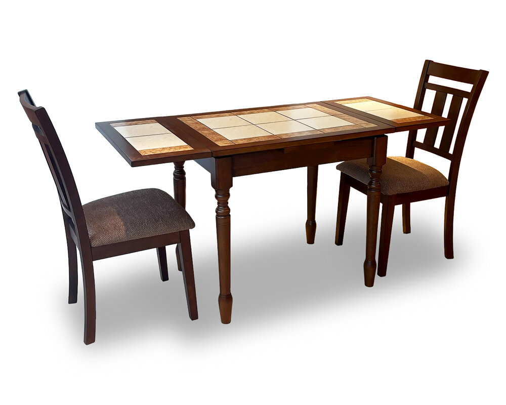 Sulankstomas stalas SILIGER, medžio masyvo цена и информация | Virtuvės ir valgomojo stalai, staliukai | pigu.lt