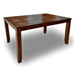 Раскладной стол Sidney, из массива дерева цена и информация | Кухонные и обеденные столы | pigu.lt