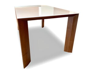 Раскладной стол Apo, из массива дерева цена и информация | Кухонные и обеденные столы | pigu.lt