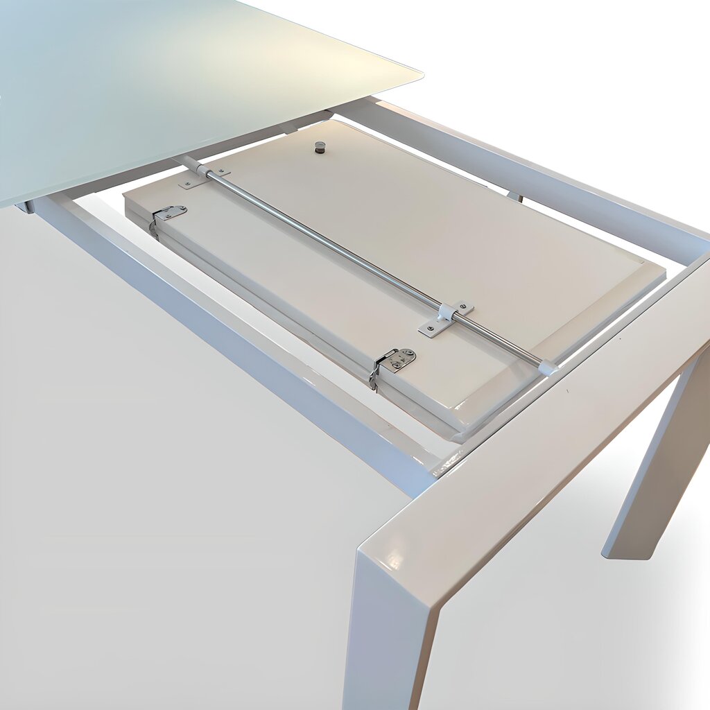 Stalas BADEN-BADEN, su grūdintu stiklu kaina ir informacija | Virtuvės ir valgomojo stalai, staliukai | pigu.lt