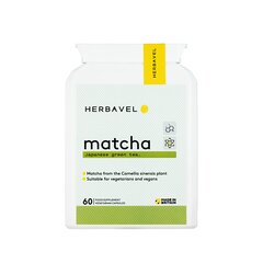 Maisto papildas Herbavel Matcha Japanese, 60 kapsulių цена и информация | Витамины, пищевые добавки, препараты для хорошего самочувствия | pigu.lt