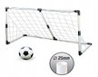 Futbolo vartų rinkinys 2in1, 185 x 120 x 70 cm + kamuolys kaina ir informacija | Žaislai berniukams | pigu.lt