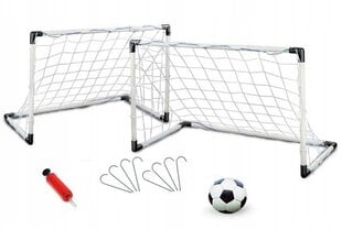 Futbolo vartų rinkinys 2in1, 185 x 120 x 70 cm + kamuolys kaina ir informacija | Žaislai berniukams | pigu.lt