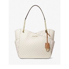 Moteriška rankinė michael kors 35f1gtvt3b-vanilla balta (40 x 17 x 15 cm) VARIANT-175598 kaina ir informacija | Moteriškos rankinės | pigu.lt