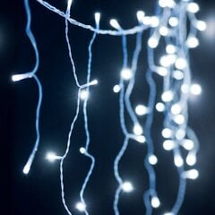 300 LED kalėdinė girlianda "Varvekliai", 11m. , šalta šviesa kaina ir informacija | Girliandos | pigu.lt