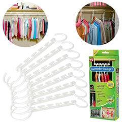 Компактные вешалки, 8 шт. цена и информация | Вешалки и мешки для одежды | pigu.lt