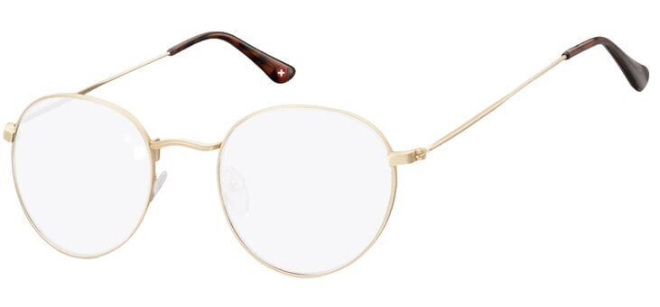 Skaitymo akiniai su apsauga nuo mėlynos šviesos auksiniai цена и информация | Akiniai | pigu.lt