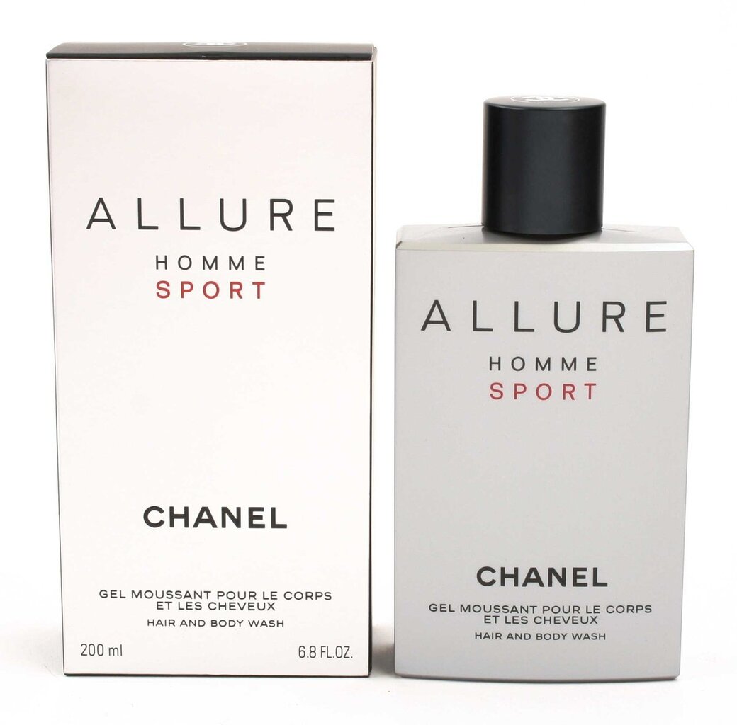 Dušo želė Chanel Allure Sport vyrams, 200 ml цена и информация | Parfumuota kosmetika vyrams | pigu.lt