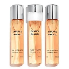 Tualetinis vanduo Chanel Chance EDT moterims 3x20 ml kaina ir informacija | Kvepalai moterims | pigu.lt