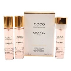 Kvapusis vanduo Chanel Coco Mademoiselle EDP moterims, 3x20 ml kaina ir informacija | Kvepalai moterims | pigu.lt