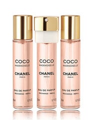 Kvapusis vanduo Chanel Coco Mademoiselle EDP moterims, 3x20 ml kaina ir informacija | Kvepalai moterims | pigu.lt