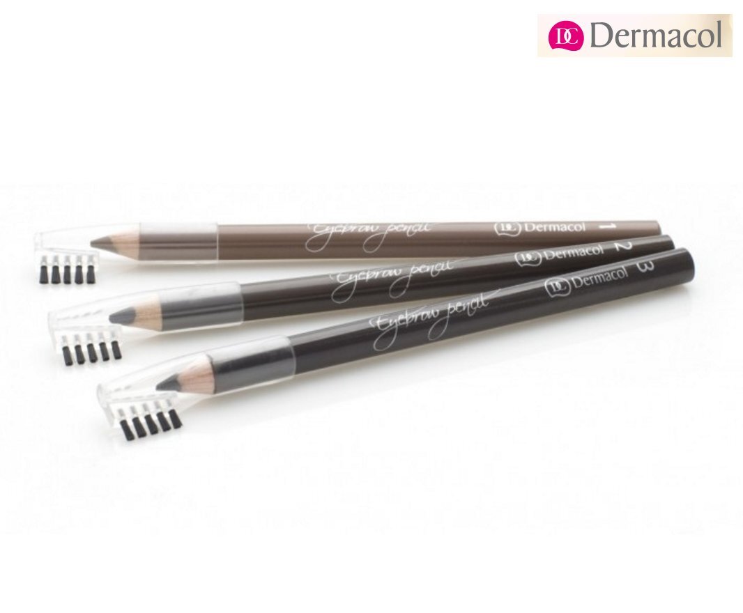 Antakių pieštukas Dermacol Eyebrow Pencil 1,6 g, Nr. 3 kaina ir informacija | Antakių dažai, pieštukai | pigu.lt