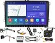 GPS modulis - Navigacija + Antena, Automobilių automagnetola, Android 10 ekranas 8 colių, laisvų rankų sistema, skirtas Volkswagen, Seat, Skoda цена и информация | Automagnetolos, multimedija | pigu.lt