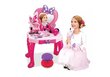 Tualetinis staliukas mergaitei su veidrodžiu Lean Toys kaina ir informacija | Žaislai mergaitėms | pigu.lt