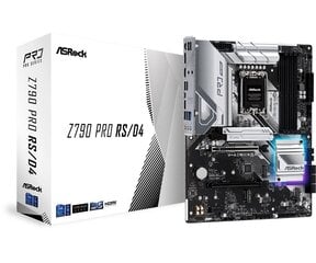 ASRock Z790 Pro RS/D4, ATX, LGA 1700, DDR4 kaina ir informacija | Pagrindinės plokštės | pigu.lt