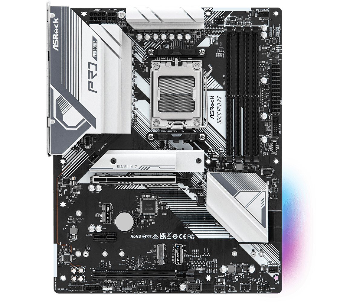 Asrock B650 PRO RS AMD B650 AM5 ATX DDR5 kaina ir informacija | Pagrindinės plokštės | pigu.lt