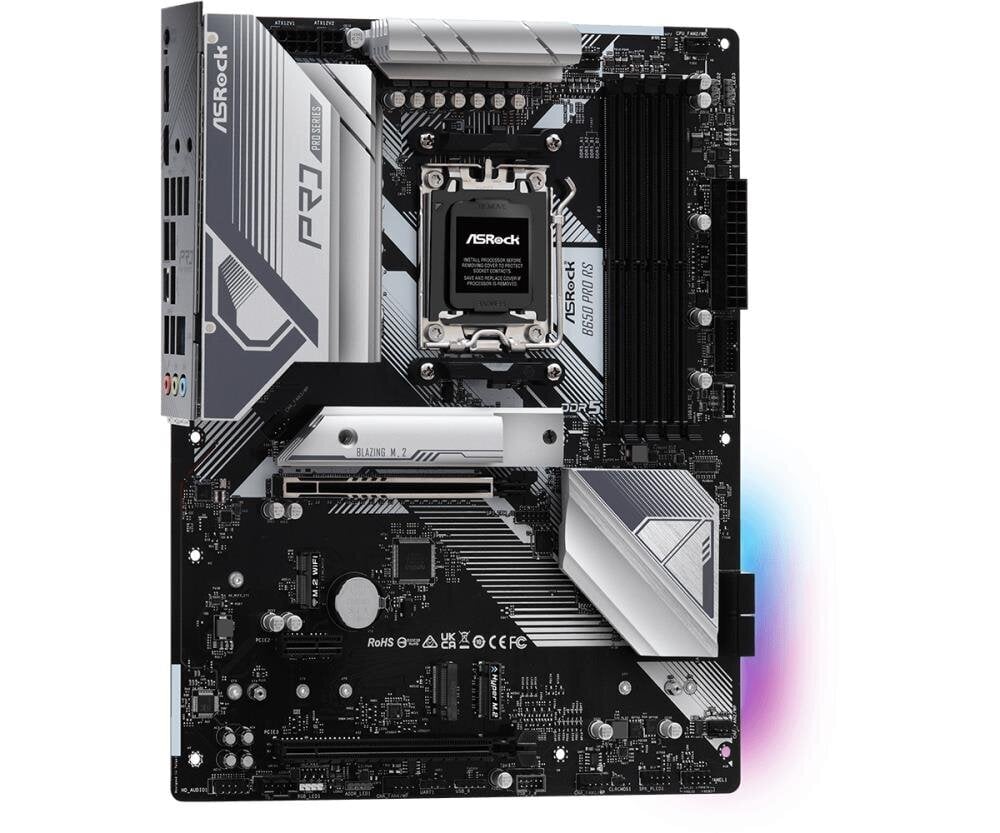 Asrock B650 PRO RS AMD B650 AM5 ATX DDR5 kaina ir informacija | Pagrindinės plokštės | pigu.lt