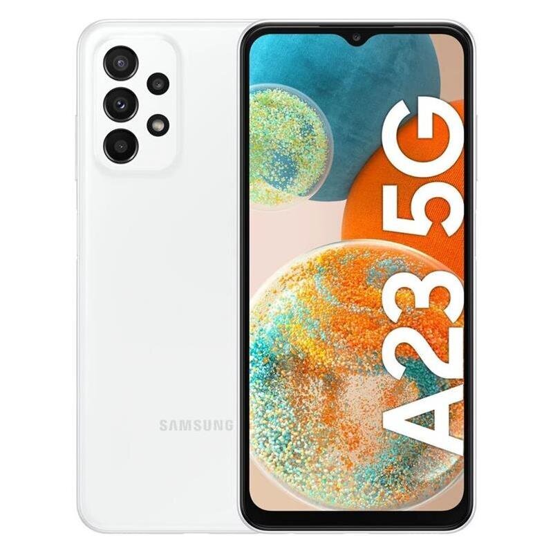 Samsung Galaxy A23 5G Dual SIM 4/128GB SM-A236BZWVEUE White kaina ir informacija | Mobilieji telefonai | pigu.lt
