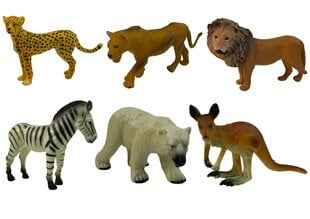 Набор фигурок Африки Дикие животные Бегемот Зебры цена и информация | Игрушки для девочек | pigu.lt