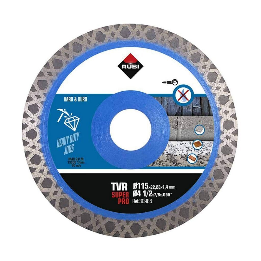 Pjovimo diskas Rubi Superpro 30986 цена и информация | Šlifuokliai | pigu.lt