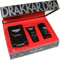 Rinkinys Guy Laroche Drakkar Noir: EDT vyrams 100 ml + dezodorantas 75 ml + dušo želė 50 ml kaina ir informacija | Kvepalai vyrams | pigu.lt