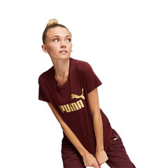Puma moteriški marškinėliai 50622, raudoni цена и информация | Женские футболки | pigu.lt