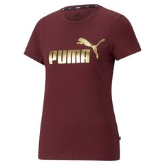 Puma moteriški marškinėliai 50622, raudoni цена и информация | Женские футболки | pigu.lt