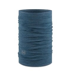 Kaklaskarė Buff Lightweight Merino Wool Solid Dusty Blue цена и информация | Мужские шарфы, шапки, перчатки | pigu.lt
