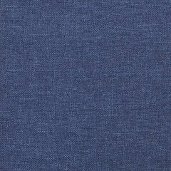 Lova vidaXL, 140x190 cm, mėlyna цена и информация | Кровати | pigu.lt