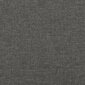vidaXL Lova su spyruoklėmis ir čiužiniu,tamsiai pilka,90x190cm,audinys цена и информация | Lovos | pigu.lt