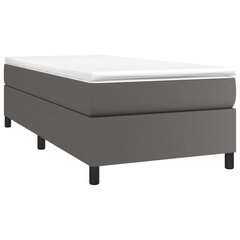 Кровать vidaXL, 90х190 см, серый цена и информация | Кровати | pigu.lt