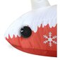 Pripučiama LED dekoracija Kalėdų senelis ir elniai, 145cm цена и информация | Dekoracijos šventėms | pigu.lt