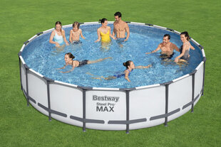 Baseinas Bestway Steel Pro Max, 549x122 cm, su filtru kaina ir informacija | Baseinai | pigu.lt