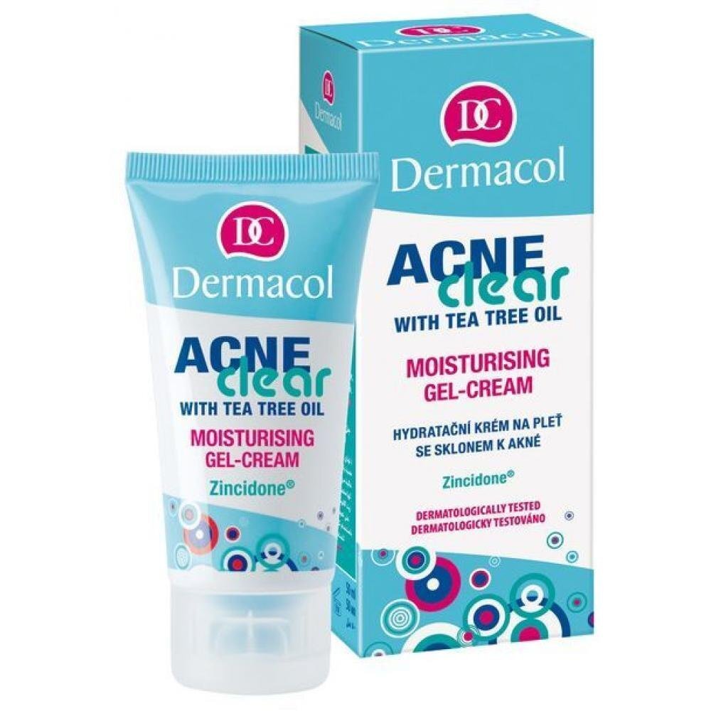 Drėkinamasis kremas-gelis Dermacol AcneClear Moisturising Gel-Cream 50 ml kaina ir informacija | Veido kremai | pigu.lt