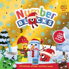 Numberblocks Christmas Sticker Activity Book цена и информация | Книги для самых маленьких | pigu.lt