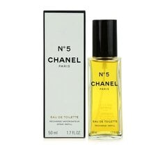 Chanel No 5 EDT для женщин 50 мл, Refillable цена и информация | Женские духи | pigu.lt