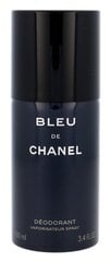 Chanel Bleu de Chanel дезодорант для мужчин 100 мл цена и информация | Мужская парфюмированная косметика | pigu.lt